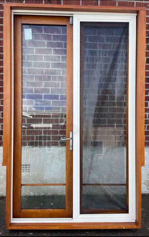 Aluminium French Doors Smartwood System 1480W x 2320 H [#2320] Joinery Recycle