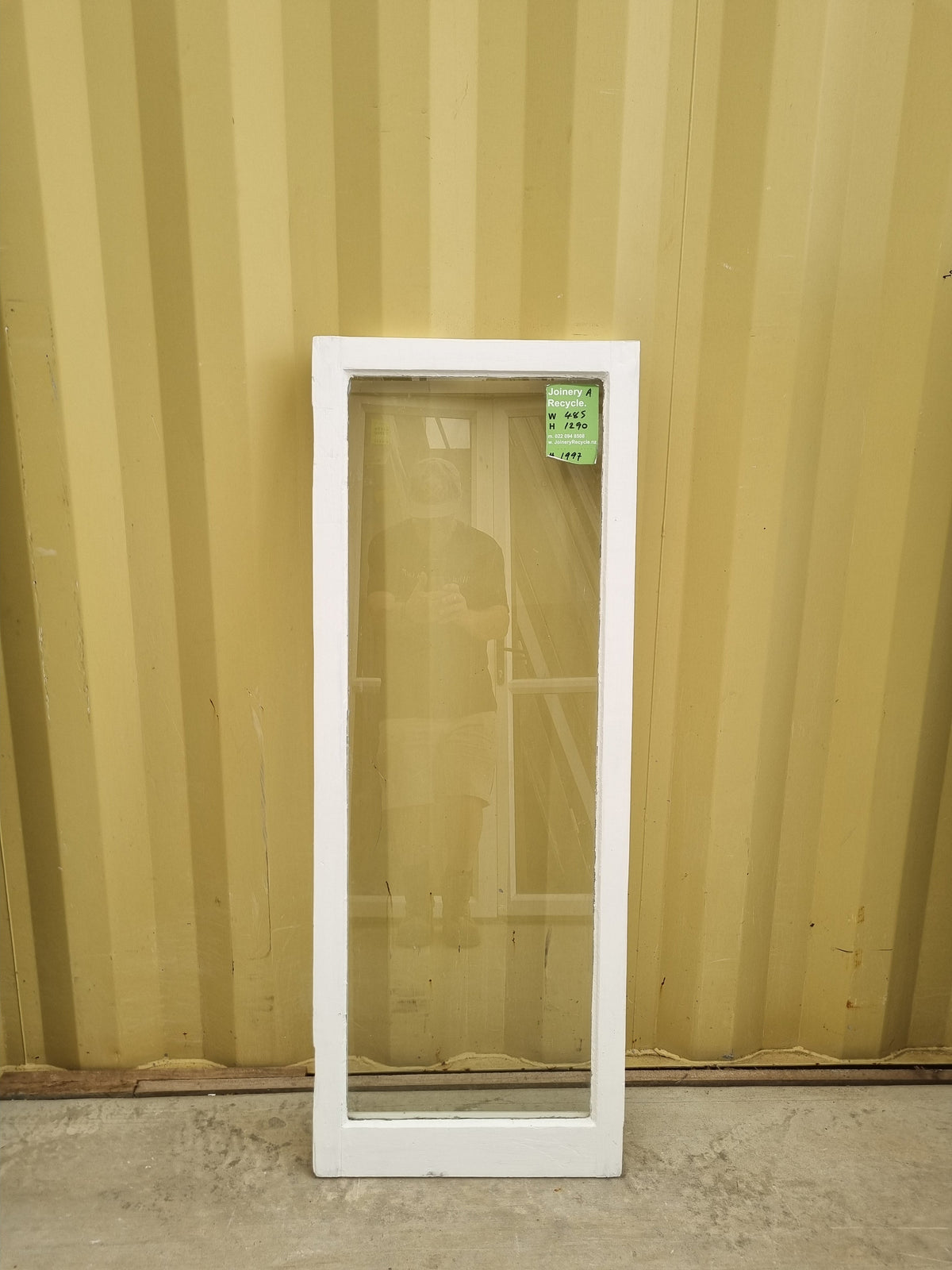 Wooden Window Sash 485 W x 1290 H [A] [#1997] Joinery Recycle