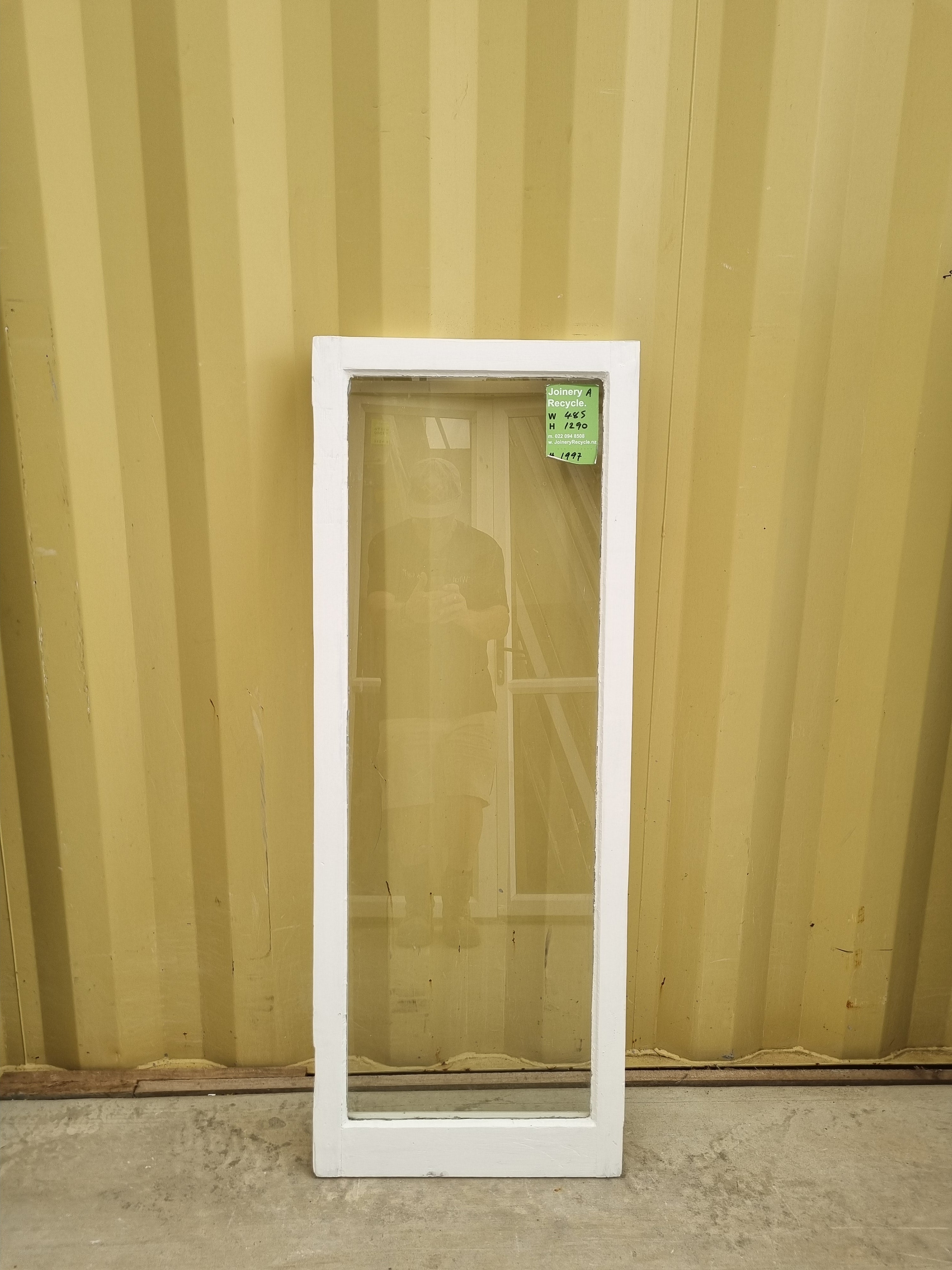 Wooden Window Sash 485 W x 1290 H [A] [#1997] Joinery Recycle