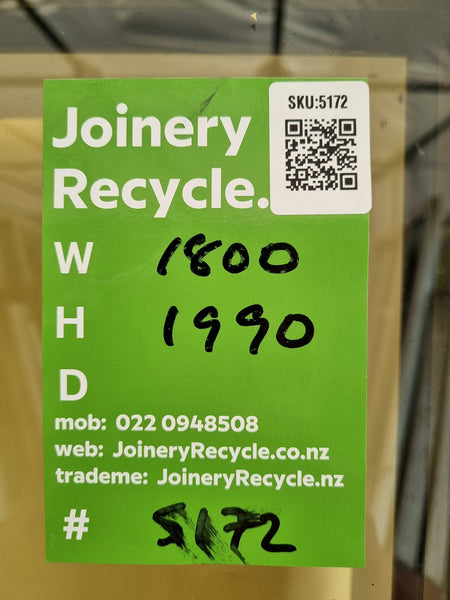 RANCH SLIDER Brown 1800 W x 1990 H [#5172 SF] Joinery Recycle