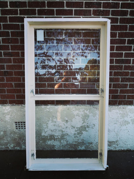 Wooden Window 920 W x 1710 H [#1681] Joinery Recycle