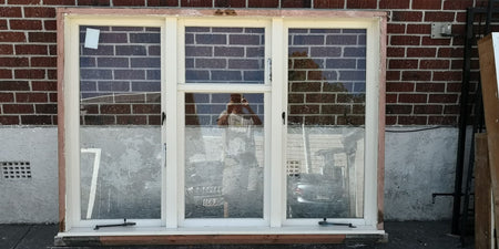 Wooden Window 1970 W x 1450 H [#2303] Joinery Recycle