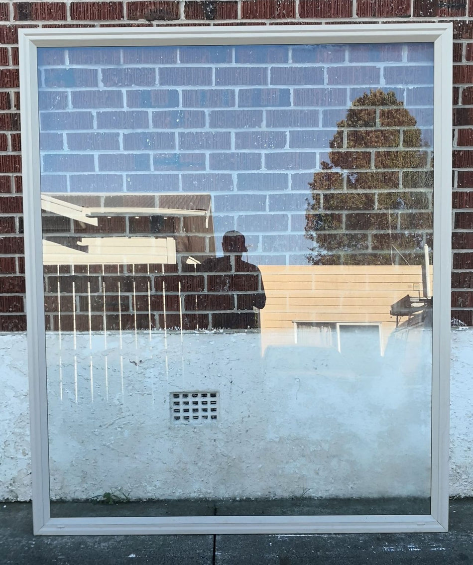 Aluminium Window Beige 1500 W x 1810 H [#2393] Joinery Recycle
