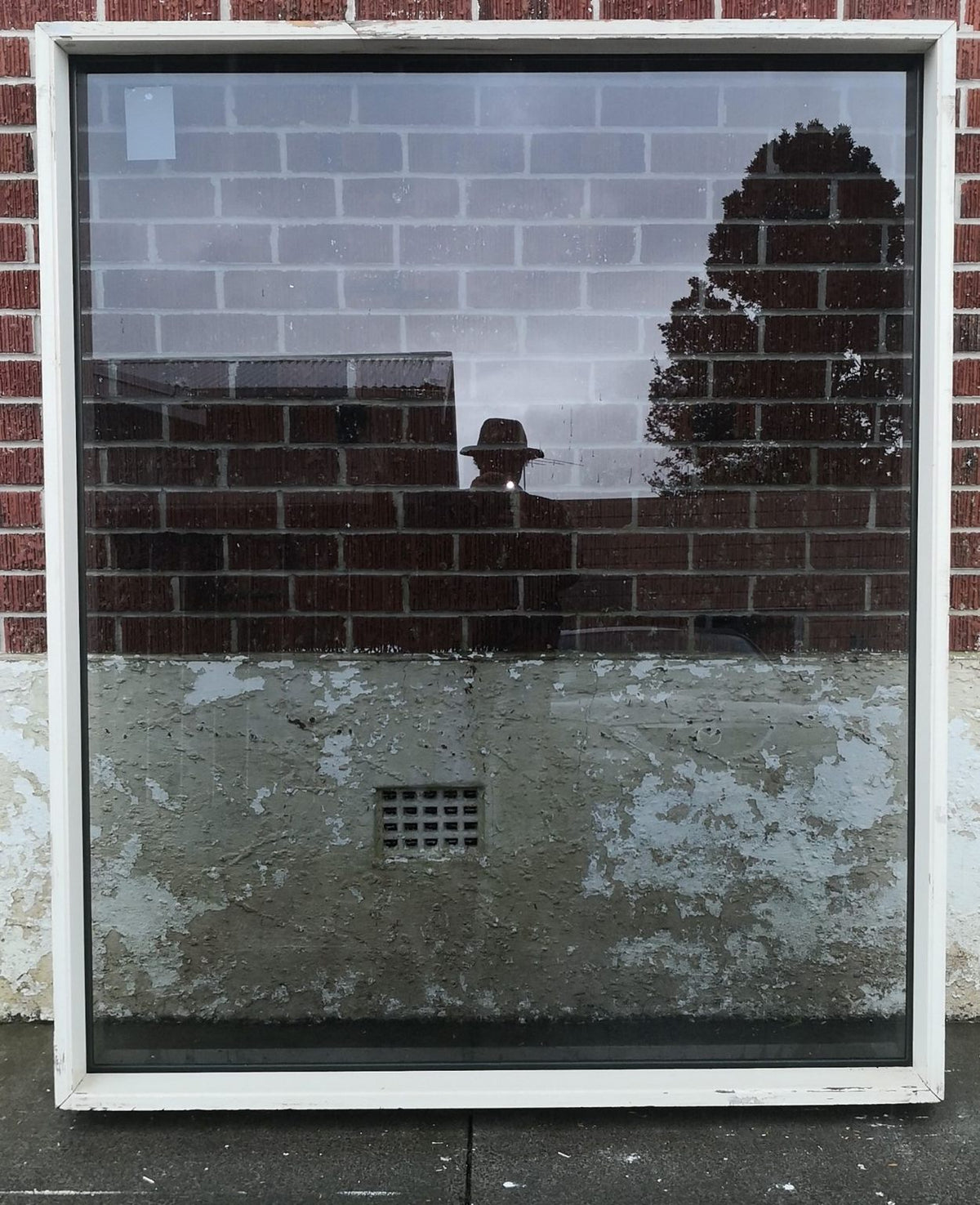Aluminium Window Green 1460 W x 1760 H  [#1368] Joinery Recycle