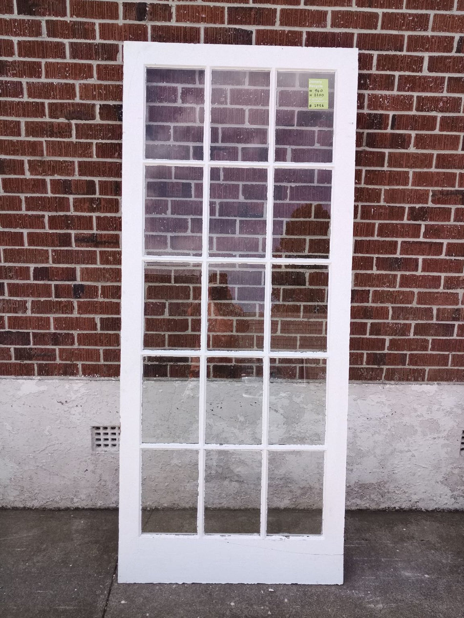 COLONIAL Wooden Window Sash 940 W x 2200 H  [#2956] Joinery Recycle