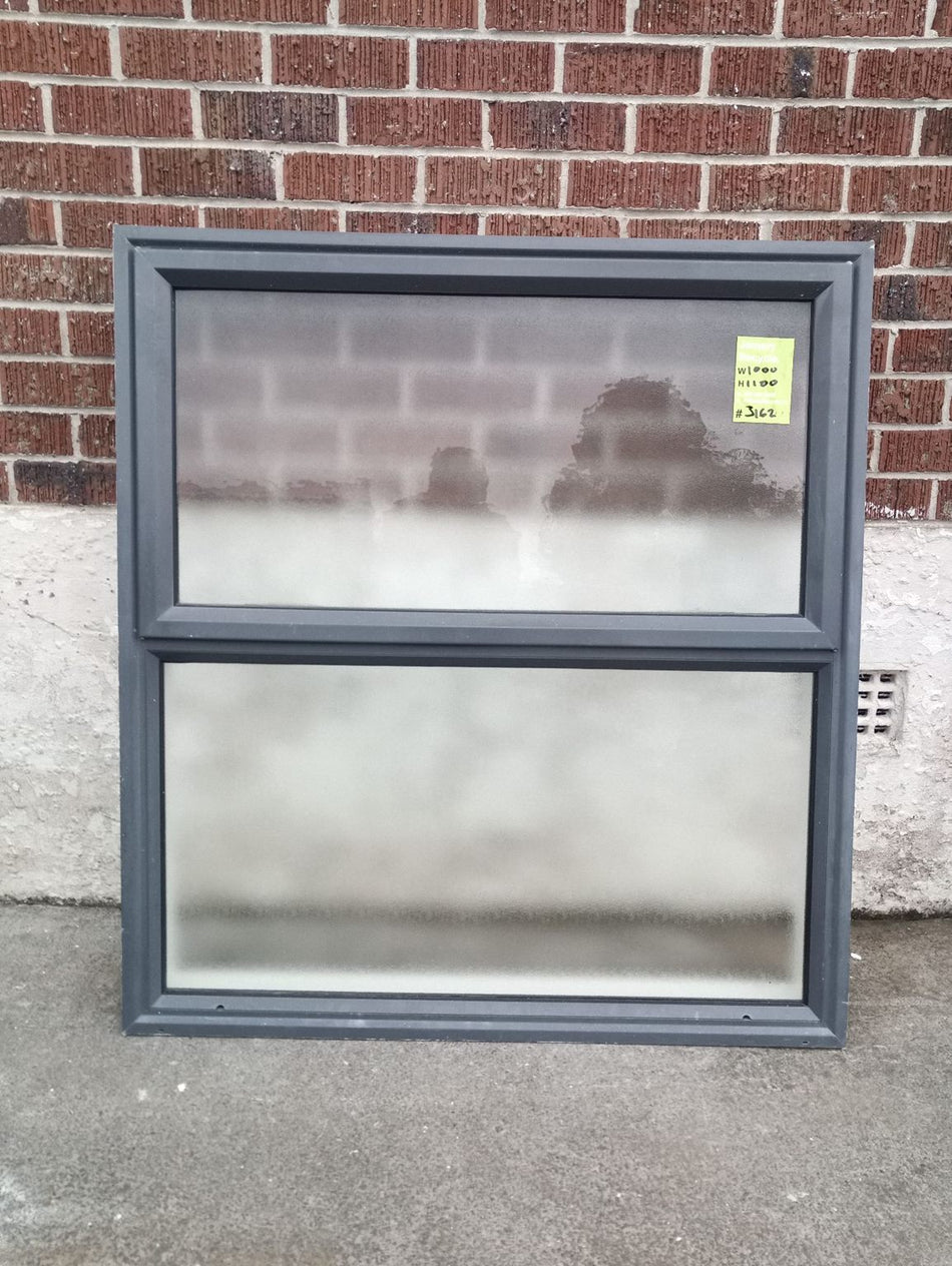 Aluminium Window Blue/Grey 1000 W x 1100H  [#3162] Joinery Recycle