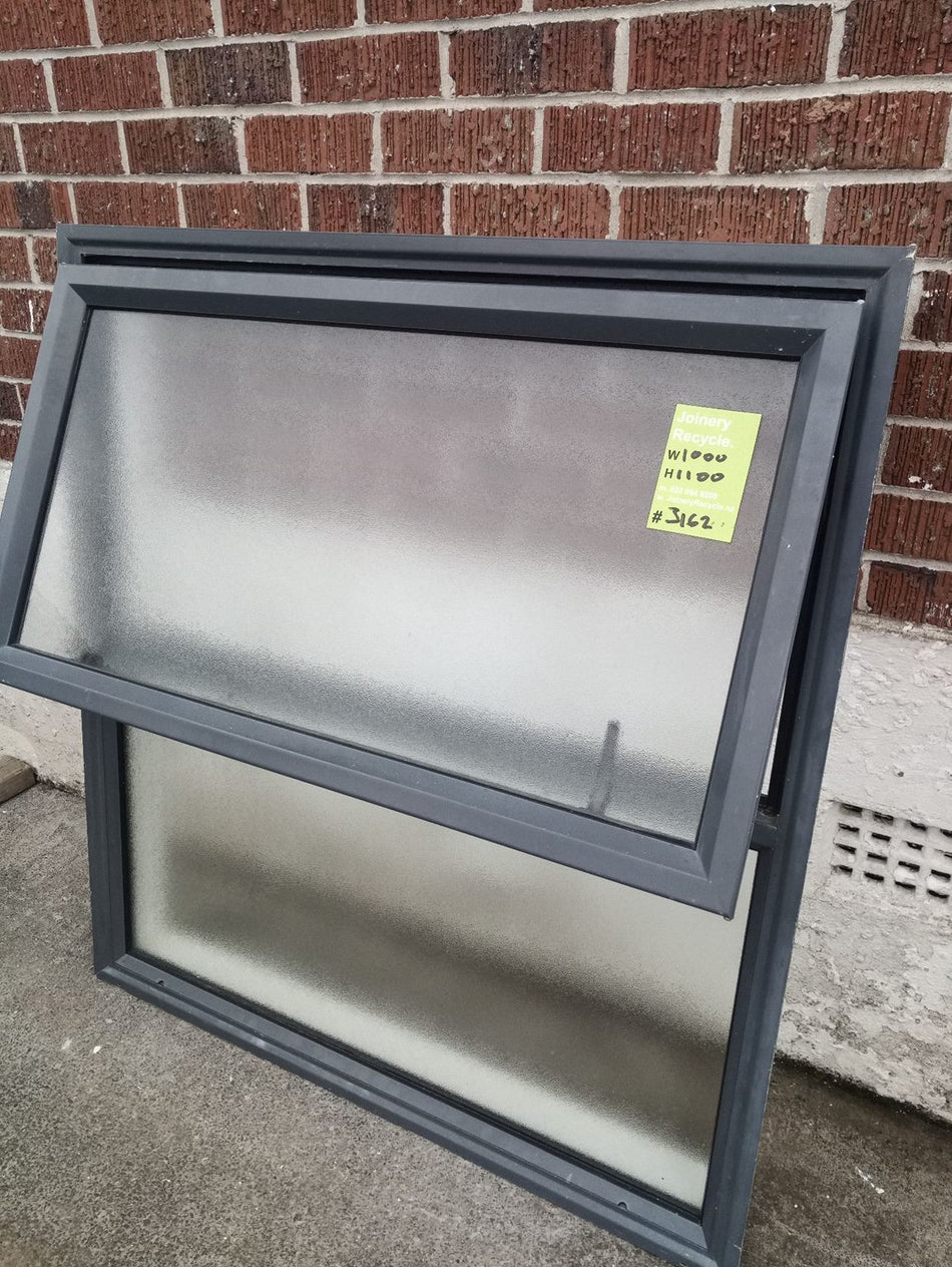 Aluminium Window Blue/Grey 1000 W x 1100H  [#3162] Joinery Recycle