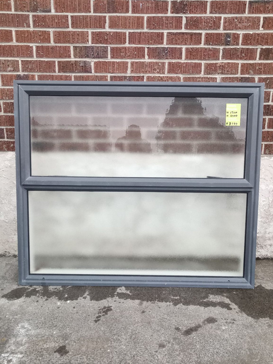 Aluminium Window Blue/Grey 1310 W x 1100H  [#3164] Joinery Recycle