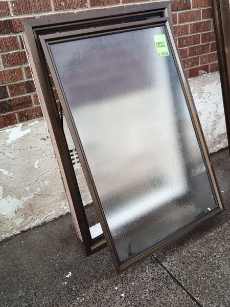 Aluminium Window Brown 800 W x 1200 H [#1538] Joinery Recycle