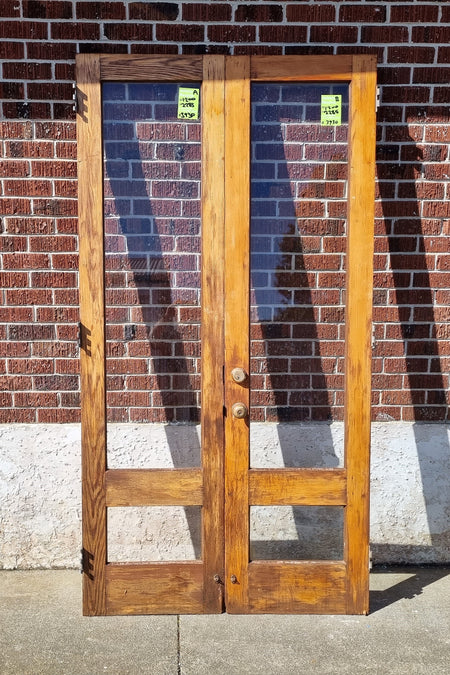 CEDAR French Doors 1200 W  x 2285 H [#3930] Joinery Recycle