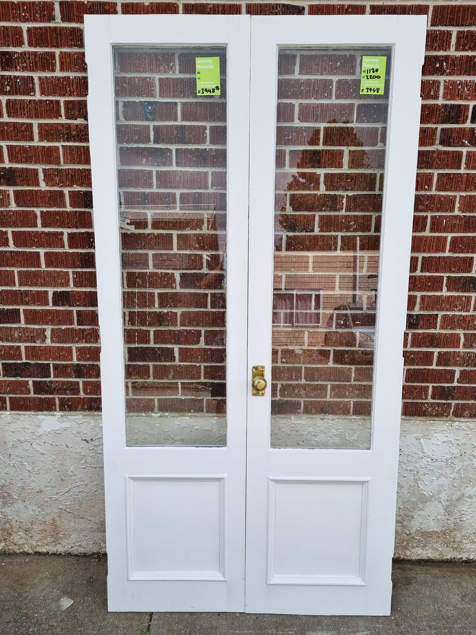 VILLA Wooden French Doors 1130 W x 2200 H [#3948] Joinery Recycle