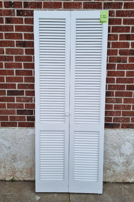 Bifold Louvre Doors 770 W x 1980 H [#3983 MA] Joinery Recycle
