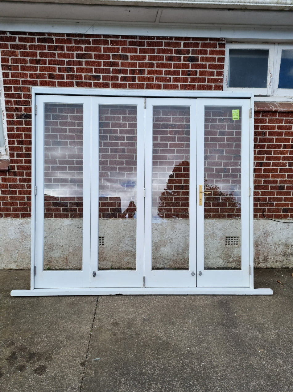 Wooden Bifold Doors  2570 W x 2320 H [#4000 MA] Joinery Recycle