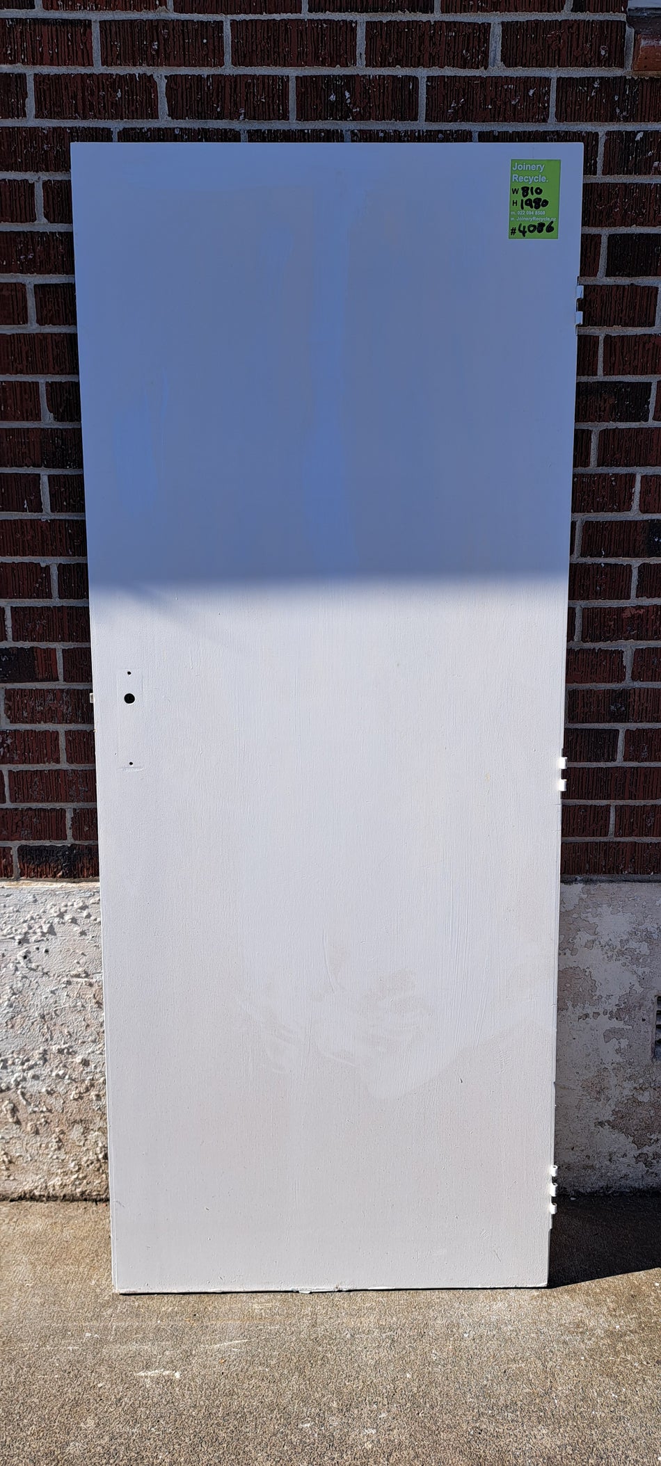Interior Wooden Single Door 810 W x 1980 H [#4086a MA] Joinery Recycle
