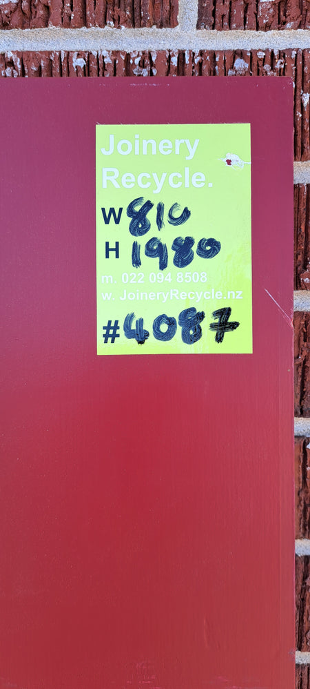 Interior Wooden Single Door 810 W x 1980 H [#4087a MA] Joinery Recycle