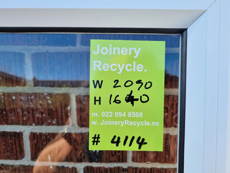 Aluminium Window White 510 W x 500 H  [#4114 MA] Joinery Recycle