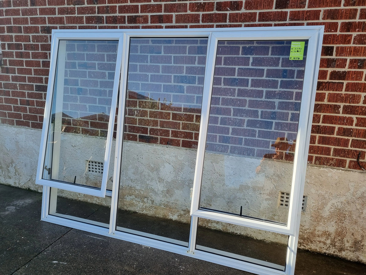 Aluminium Window White 510 W x 500 H  [#4114 MA] Joinery Recycle