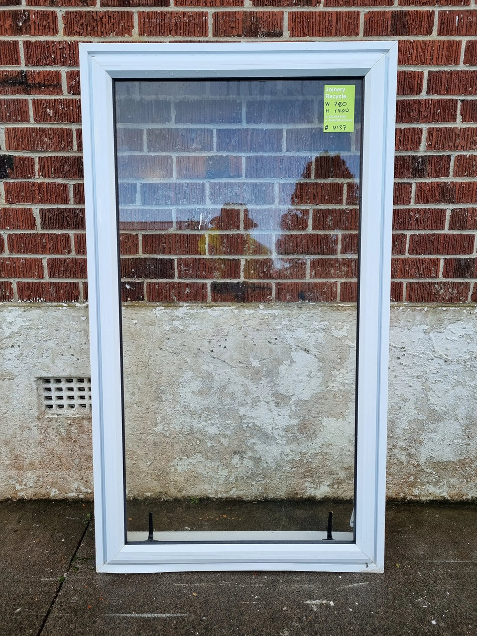 Aluminium Window White  780W x  1400H  [#4137 MA] Joinery Recycle