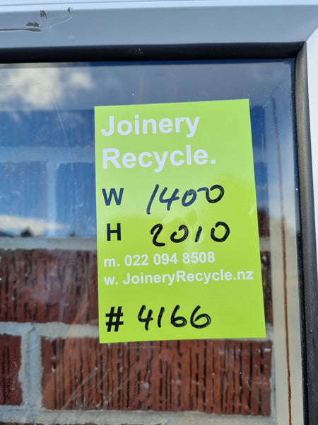 Entrance Door with Sidelight and Security Screen door  1400 W x 2010 H [#4166] Joinery Recycle