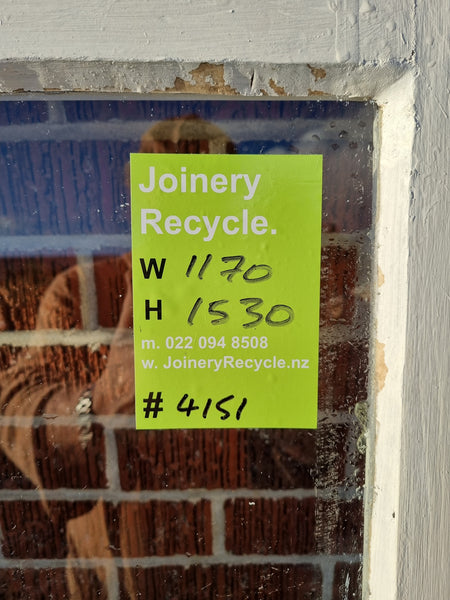 Wooden Window 1170 W x 1530 H [#4151 MA] Joinery Recycle
