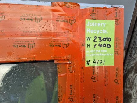 *Near NEW* - MOSER Aluminium / Oak  2300 W x 1400 H [#4171 SF] Joinery Recycle