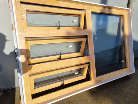 *Near NEW* - MOSER Aluminium / Oak  2300 W x 1400 H [#4171 SF] Joinery Recycle