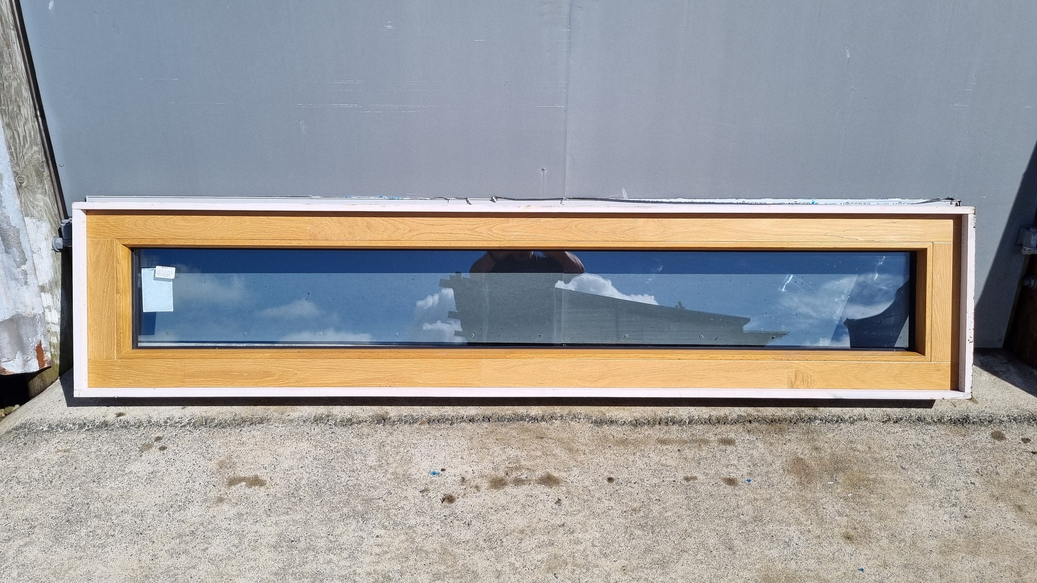*Near NEW* - MOSER Aluminium / Oak  Window  2320 W x  500 H [#4160  SF] Joinery Recycle