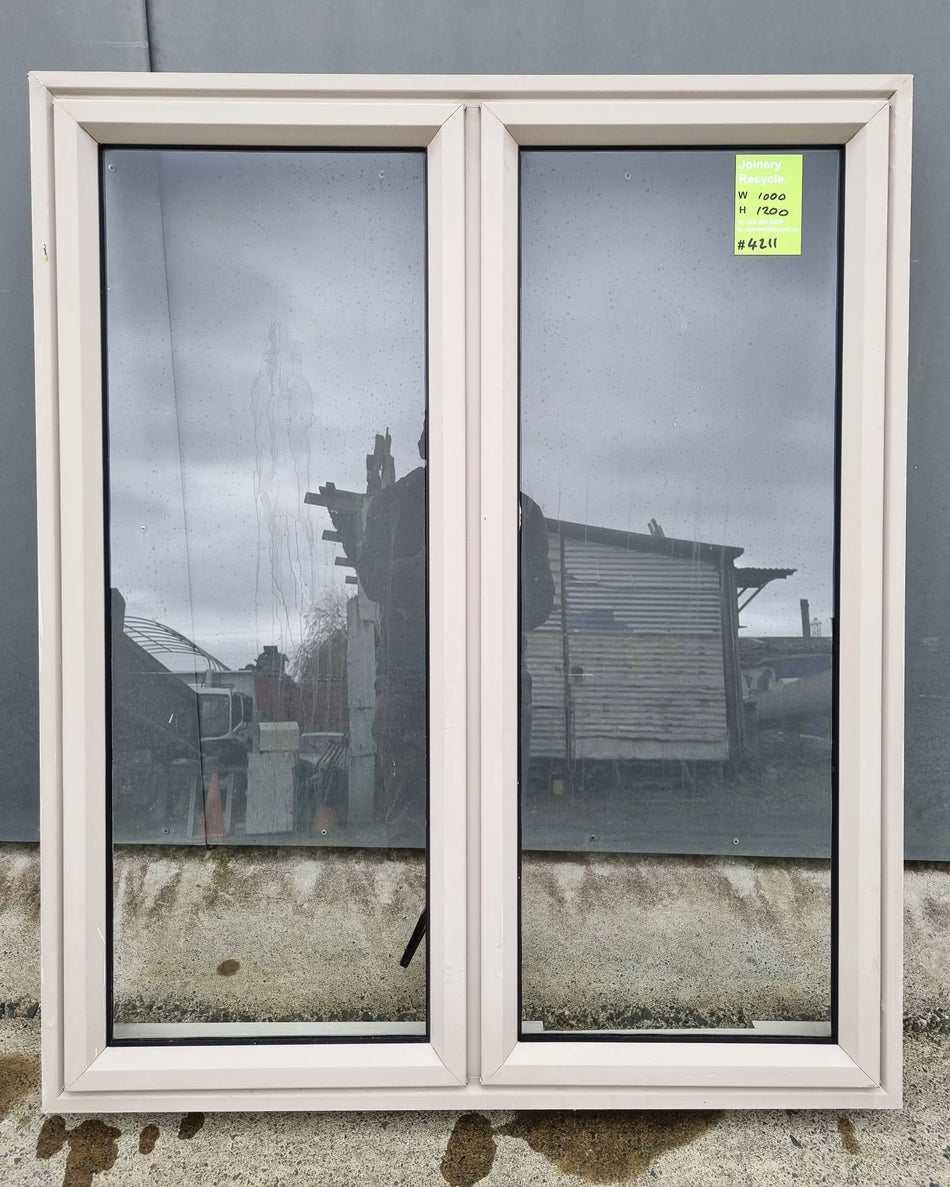 Aluminium Window Desert Sand  1000 W  x  1200 H  [#4211 SF]