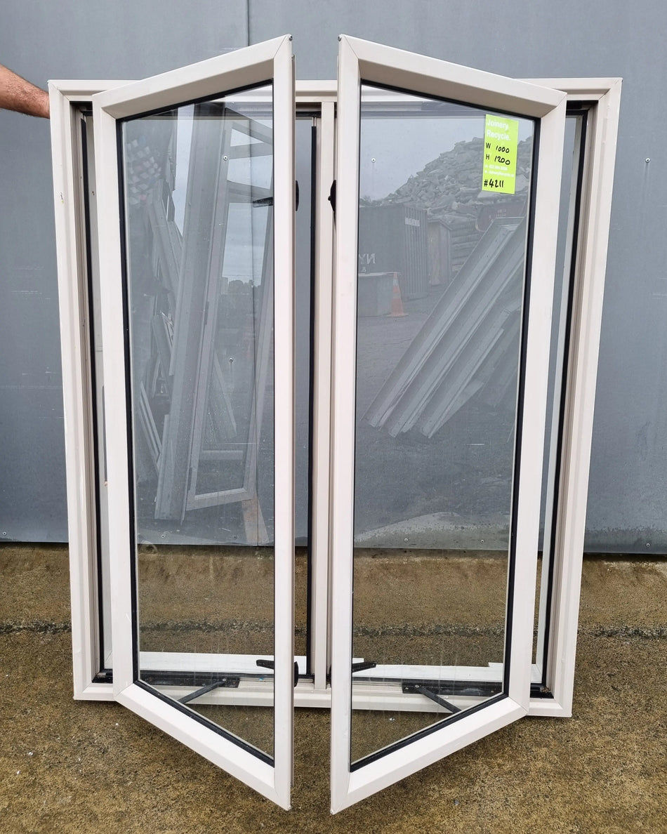 Aluminium Window Desert Sand  1000 W  x  1200 H  [#4211 SF]