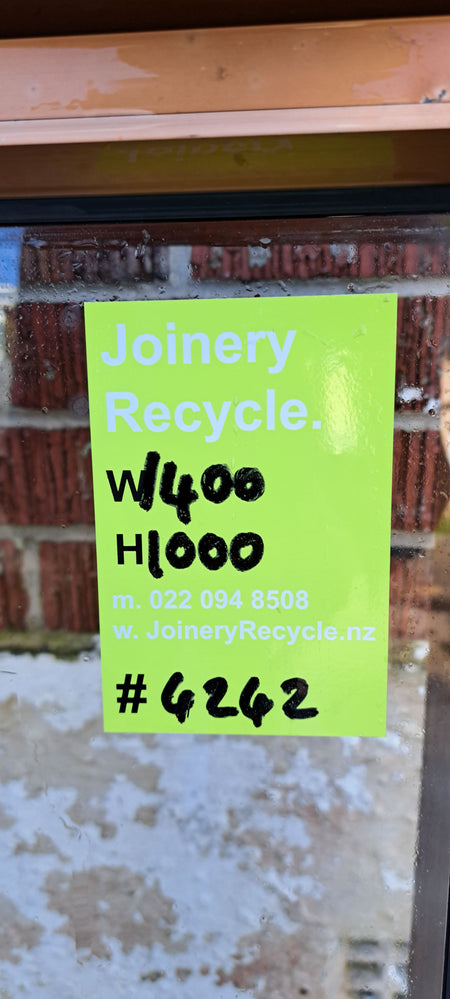 Aluminium Window Colour  1400 W  x 1000 H  [#4242 MA] Joinery Recycle