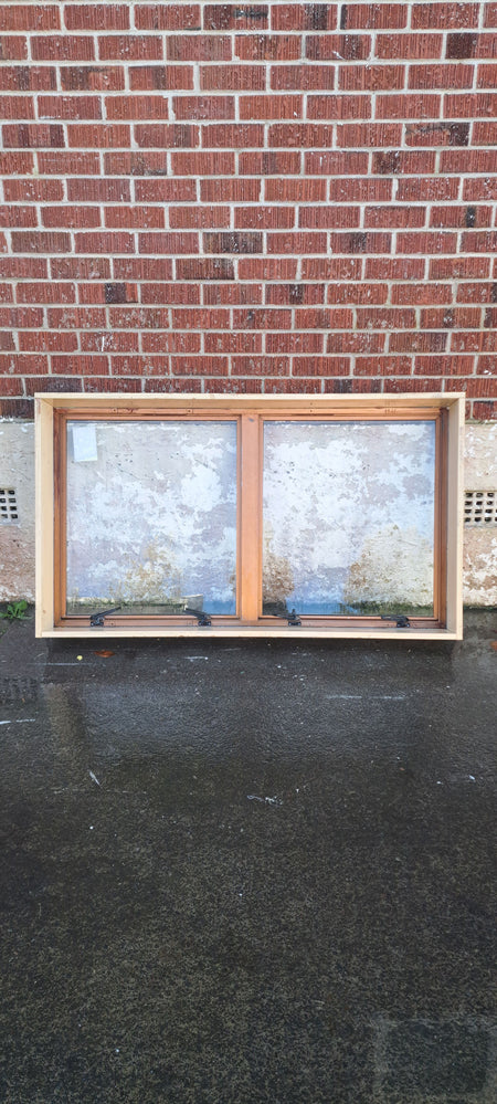 Aluminium Window Bronze 1400 W  x 800 H  [#4243 MA] Joinery Recycle