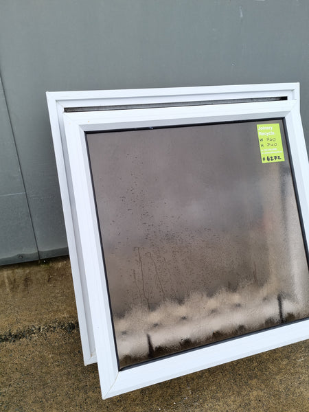 Aluminium Window White   740 W  x  740 H  [#4272 SF] Joinery Recycle