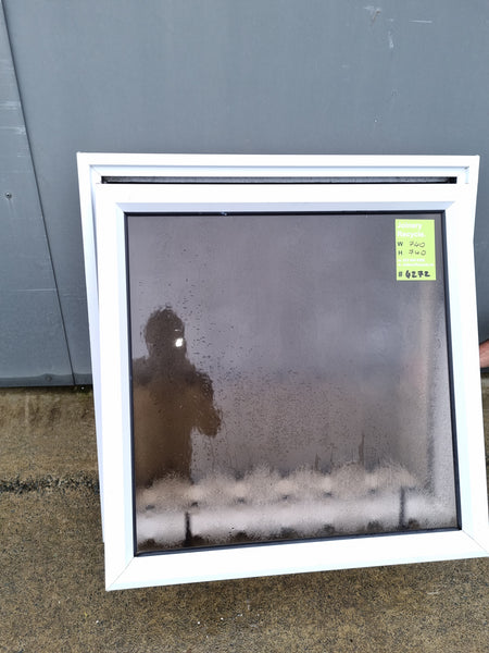 Aluminium Window White   740 W  x  740 H  [#4272 SF] Joinery Recycle