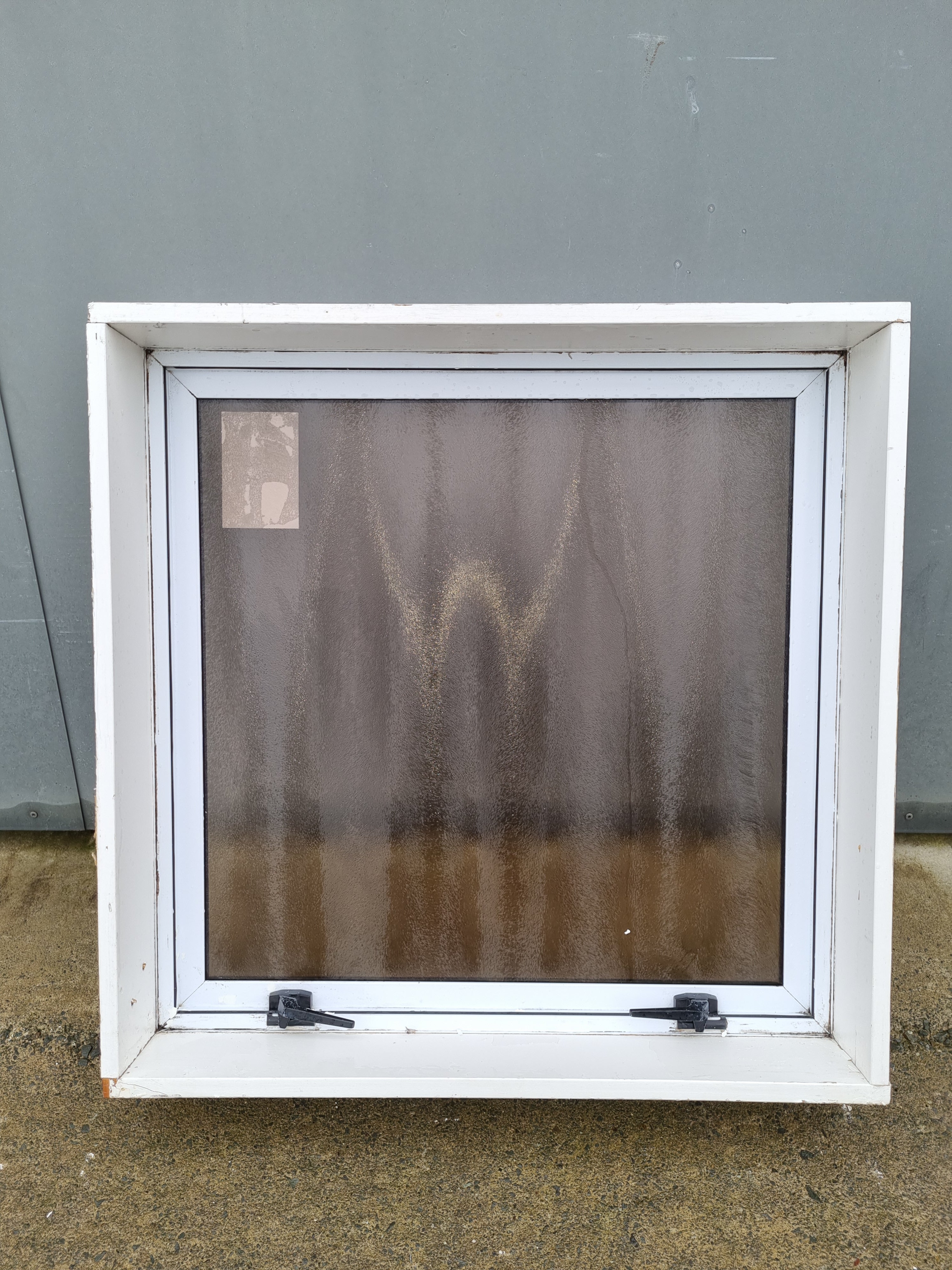 Aluminium Window White   740 W  x  740 H  [#4273 SF] Joinery Recycle