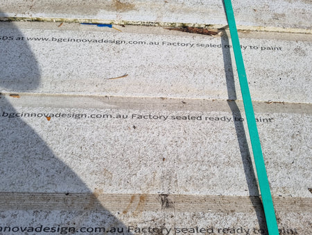 ***25% OFF ***  DURAPLANK FIBRE CEMENT WEATHER BOARD $37 per length Joinery Recycle