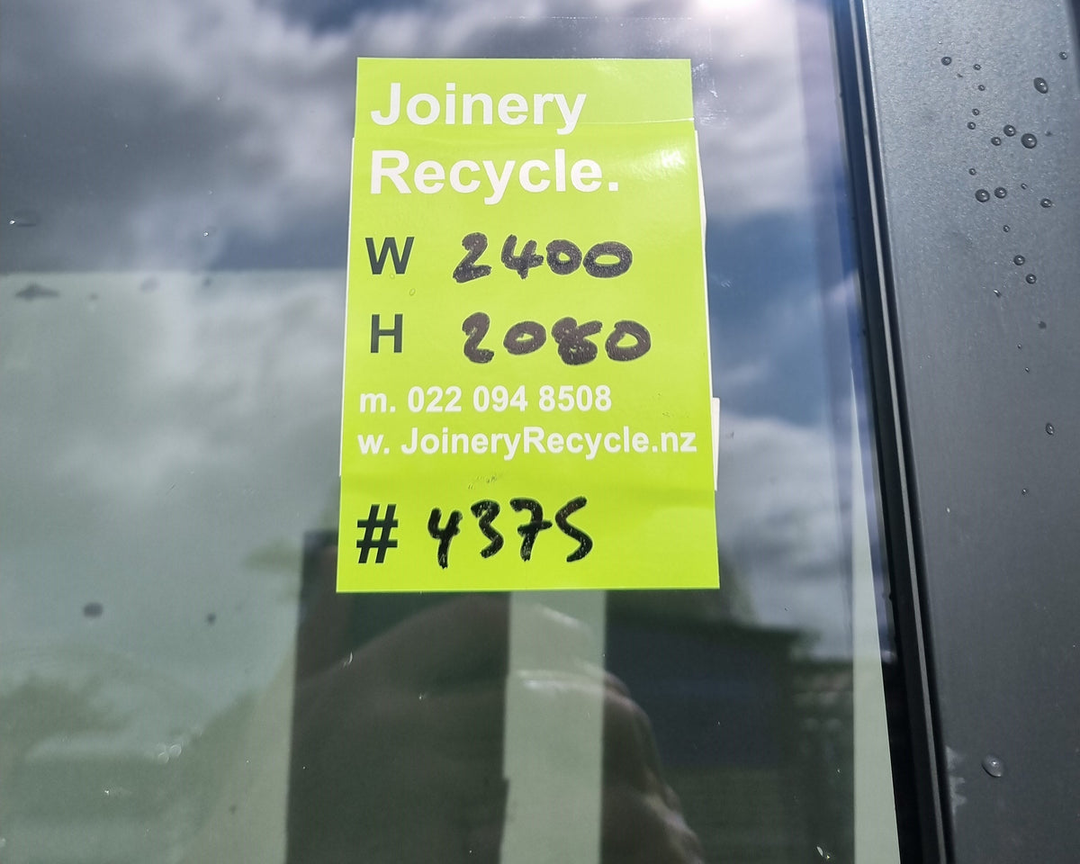 Double Glazed Aluminium Window    2400 W  x 2080  H  [#4375 SF] Joinery Recycle