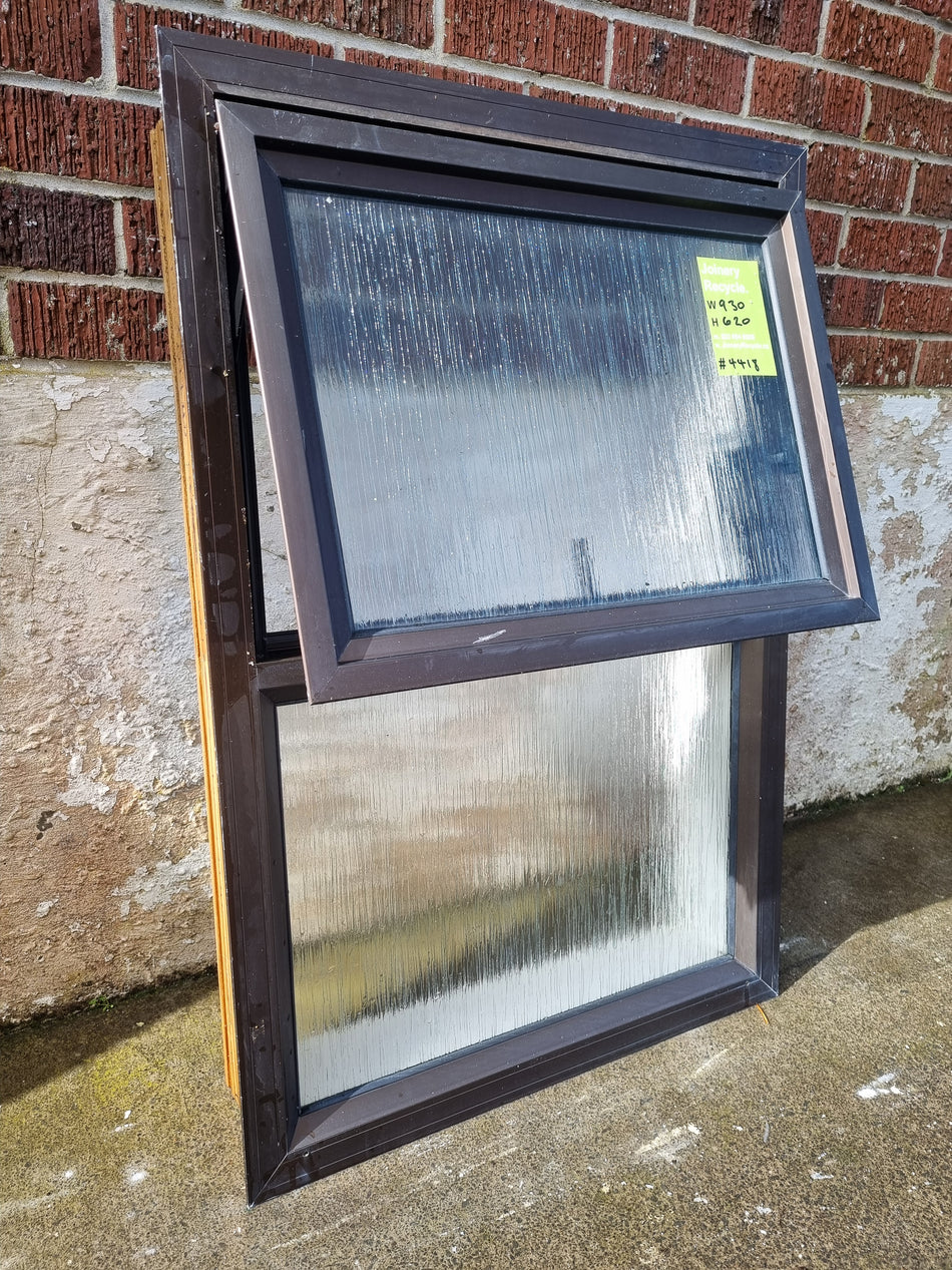 Aluminium Window Brown   930 W  x  620 H  [#4418 MA] Joinery Recycle