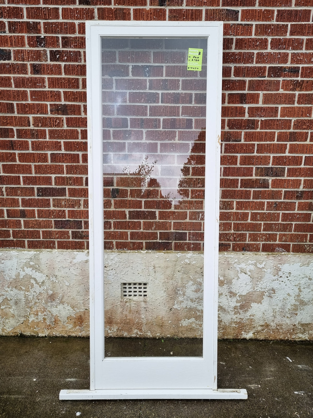 Wooden Window (8 Years Old) 760 W x 2160 H [#4423 MA] (Copy) Joinery Recycle