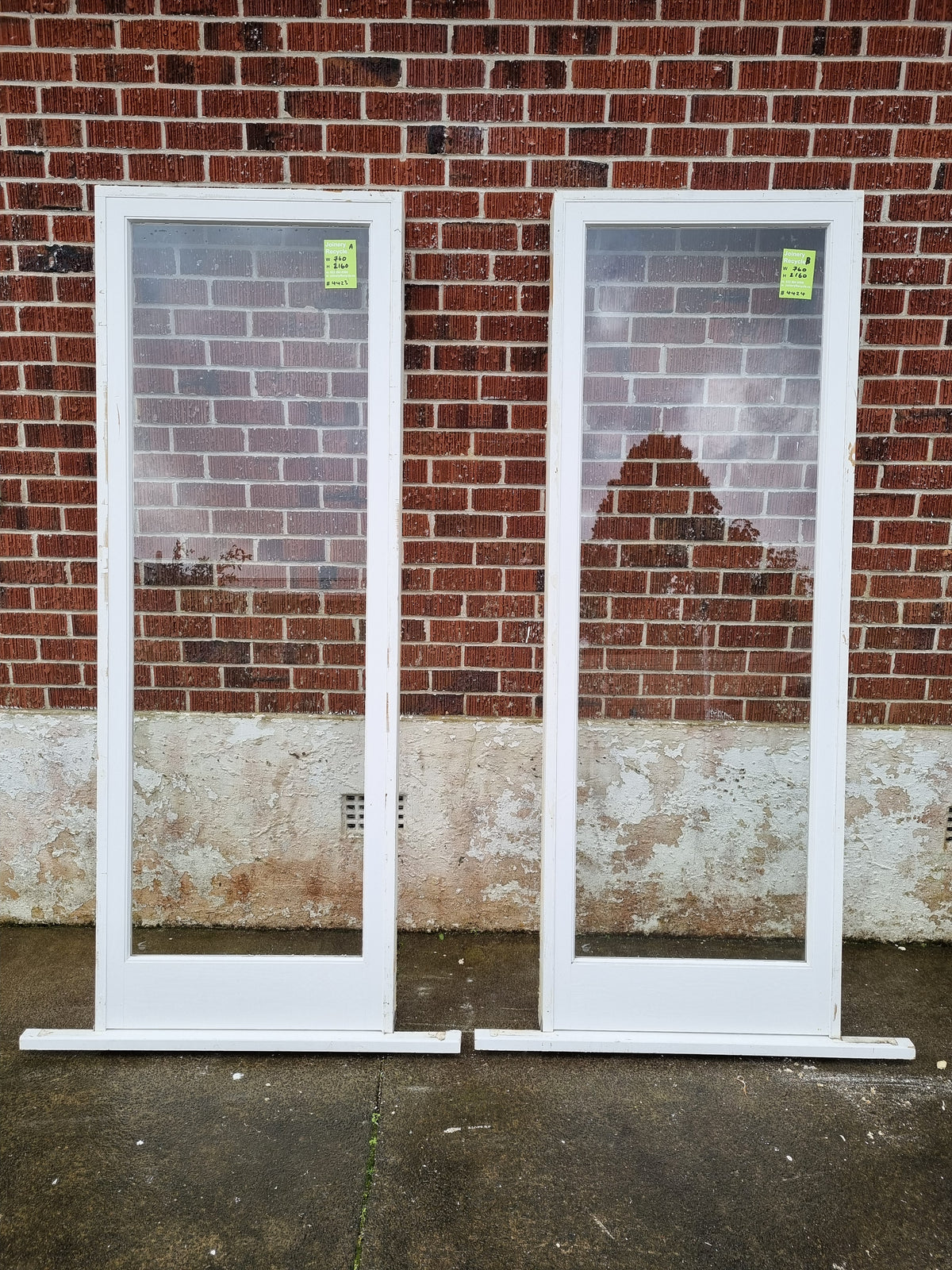 Wooden Window (8 Years Old) 760 W x 2160 H [#4424 MA] Joinery Recycle