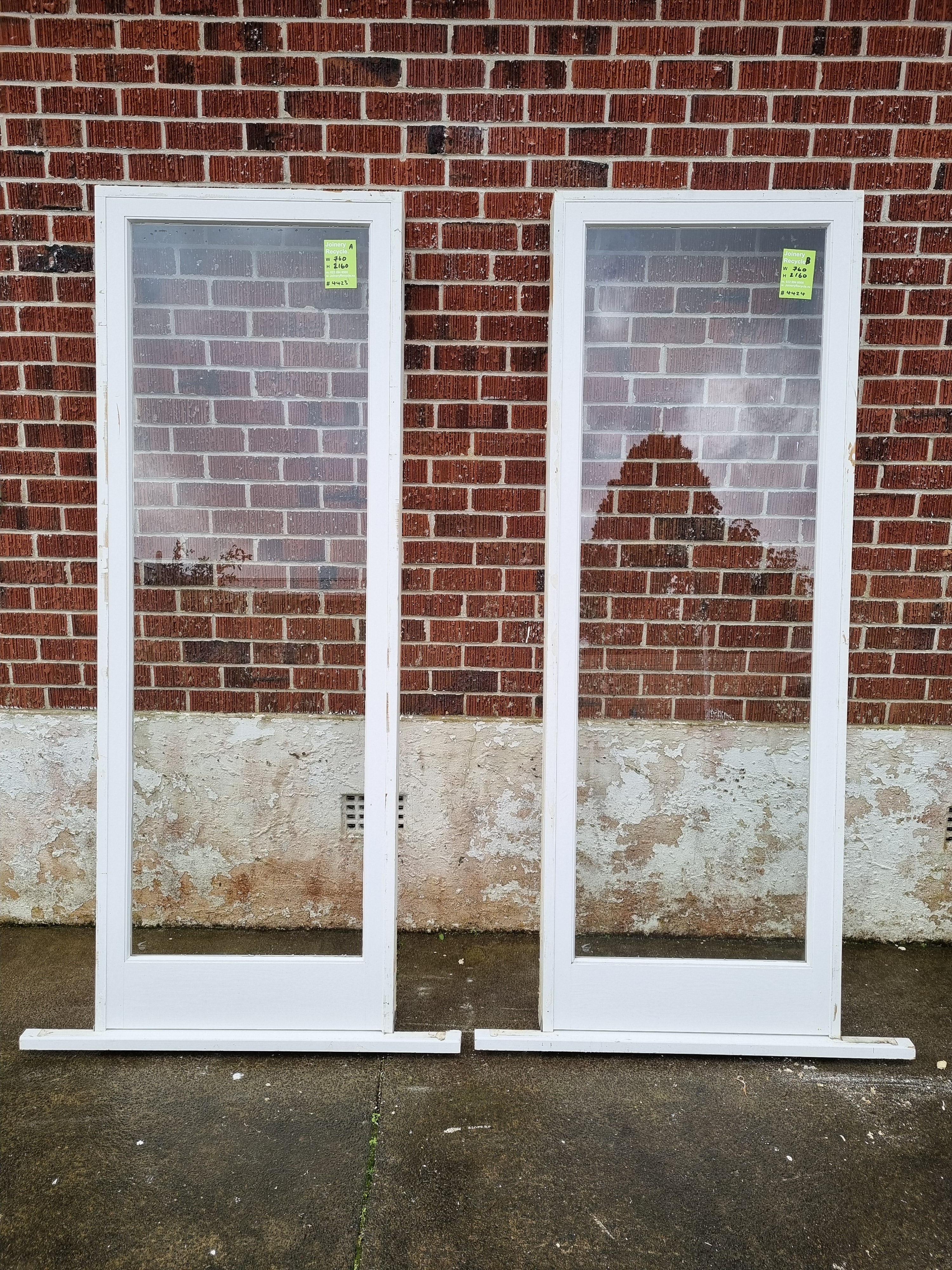 Wooden Window (8 Years Old) 760 W x 2160 H [#4424 MA] Joinery Recycle