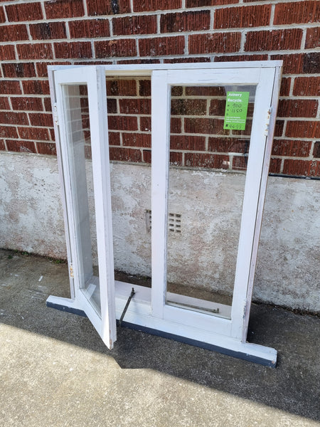 Wooden Window 900 W x 1150 H [#4499 MA] Joinery Recycle
