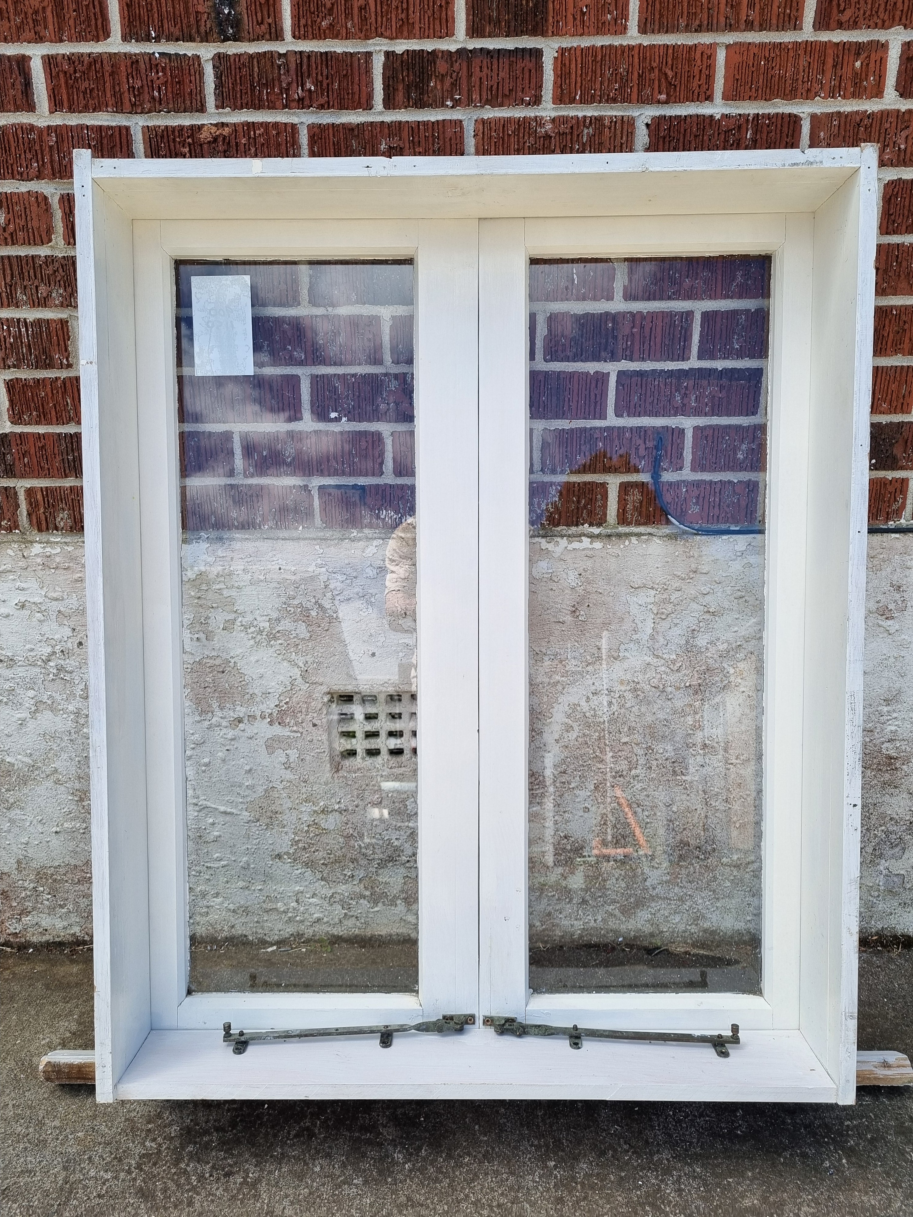 Wooden Window 900 W x 1150 H [#4499 MA] Joinery Recycle