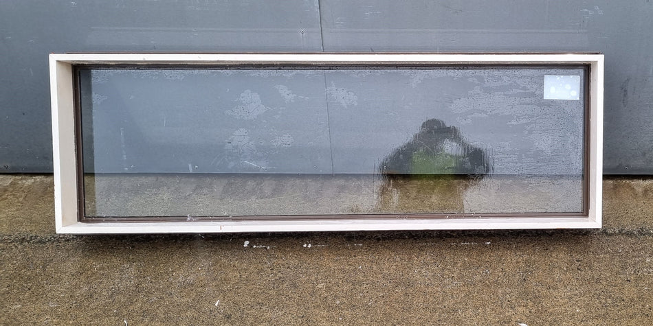 Aluminium Window Brown  550 W  x  1720  H  [#4563 SF] Joinery Recycle