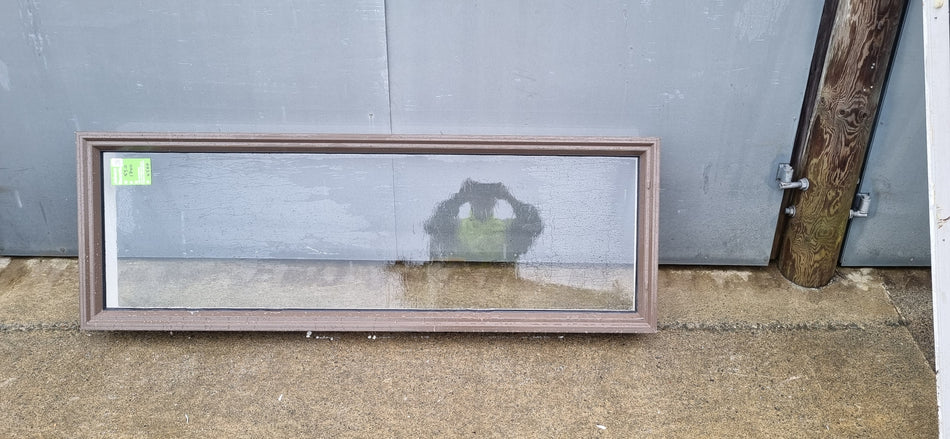 Aluminium Window Brown  850 W  x  1820  H  [#4565 SF] Joinery Recycle