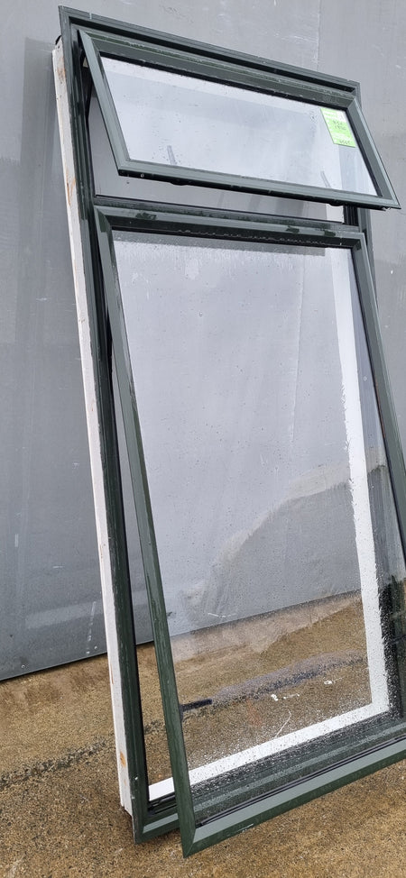 Aluminium Window Black   1130W  x 1160 H [#4566 SF] Joinery Recycle