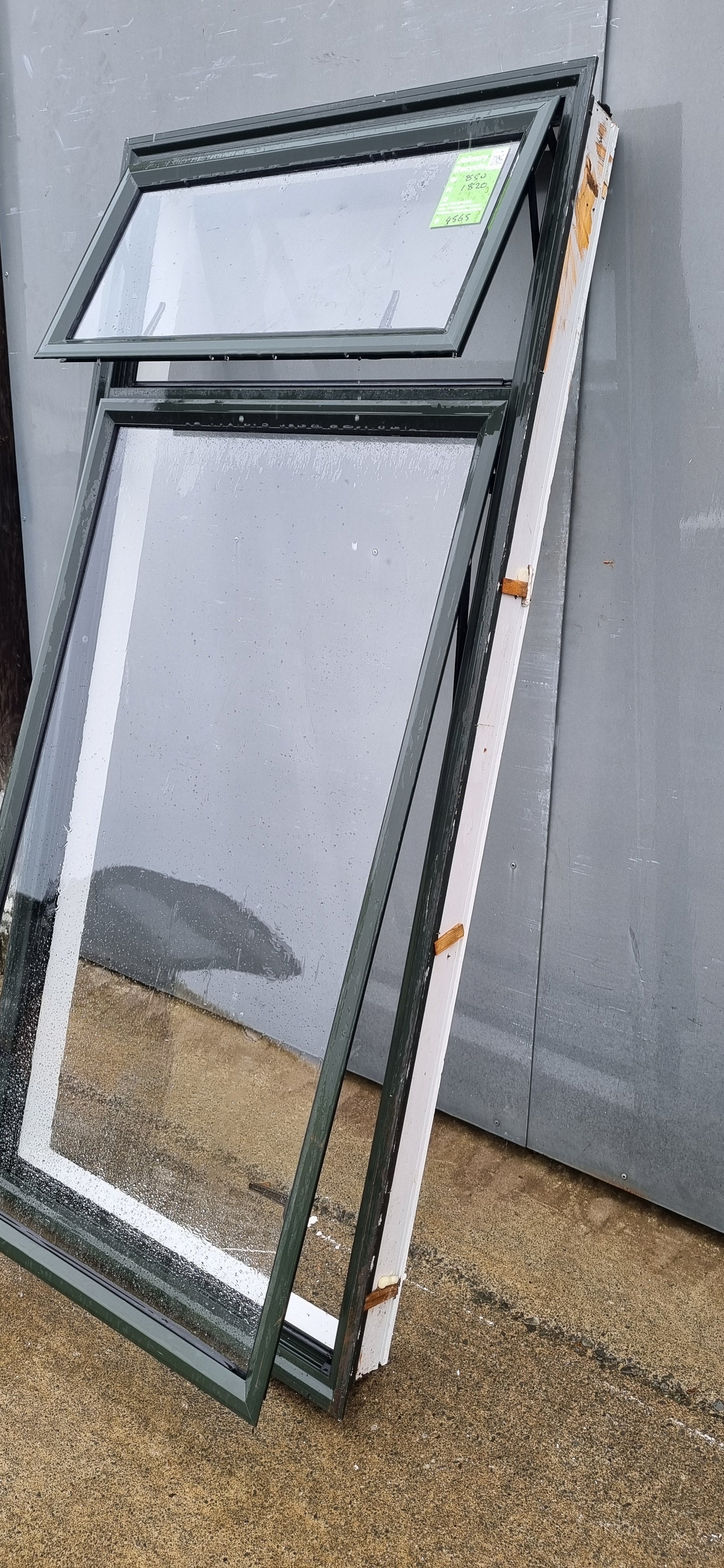 Aluminium Window Black   1130W  x 1160 H [#4566 SF] Joinery Recycle