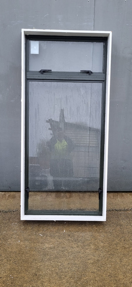 Aluminium Window Black   1130W  x 1160 H [#4566 SF] Joinery Recycle