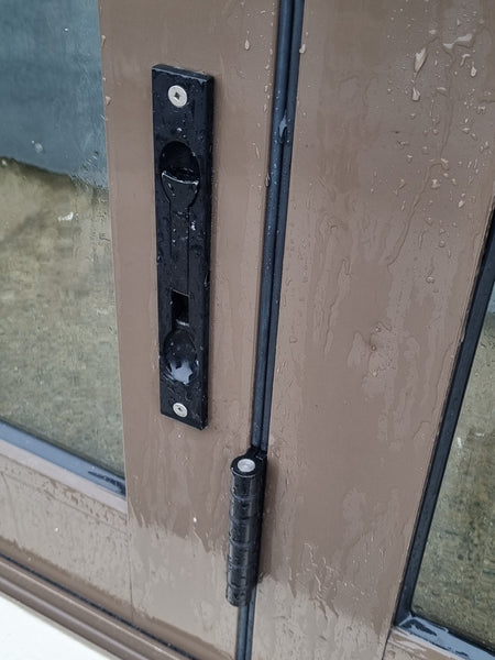 Aluminium BIFOLD Window Brown 1710 W  x 1700 H [#4567 SF] Joinery Recycle