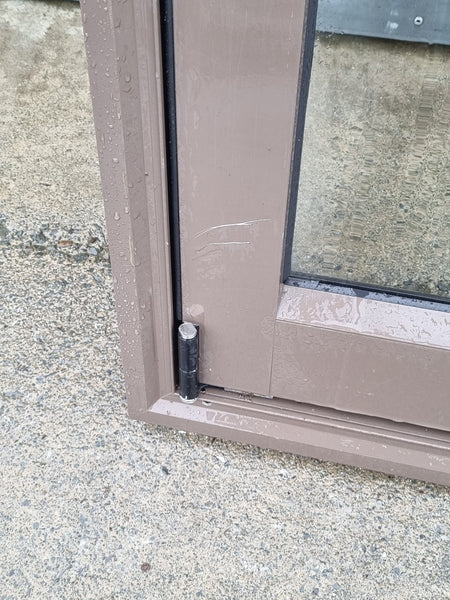 Aluminium BIFOLD Window Brown 1710 W  x 1700 H [#4567 SF] Joinery Recycle