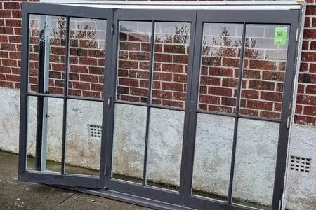 Cedar Wood Colonial Bifold Window  2220 W x 1585 H [#4591 MA] Joinery Recycle